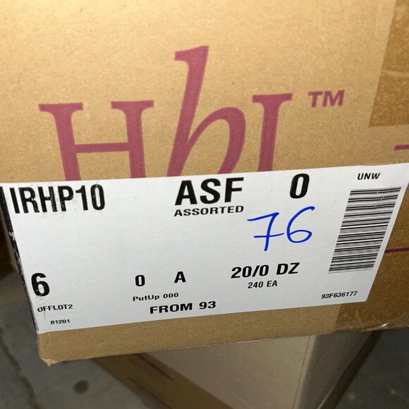 Hanes Girls’ Tagless Hipsters – LOT 76 - 240 pcs – 24 packs (10 ea) – Sz 6 - NEW - Picture 3 of 3